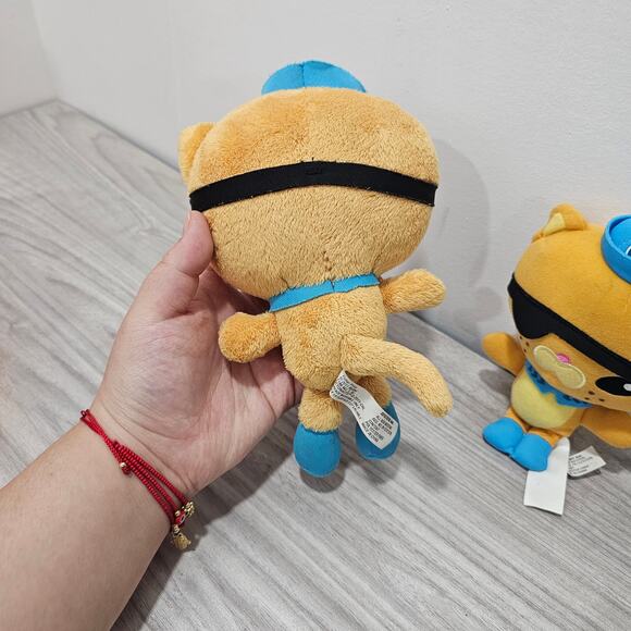 SET LOT OF 4 PLUSH Octonauts Kwazi Orange Cat Captain Barnacles Polar Bear - Picture 4 of 12